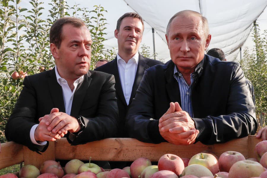 Dmitrij Medvedev a Vladimir