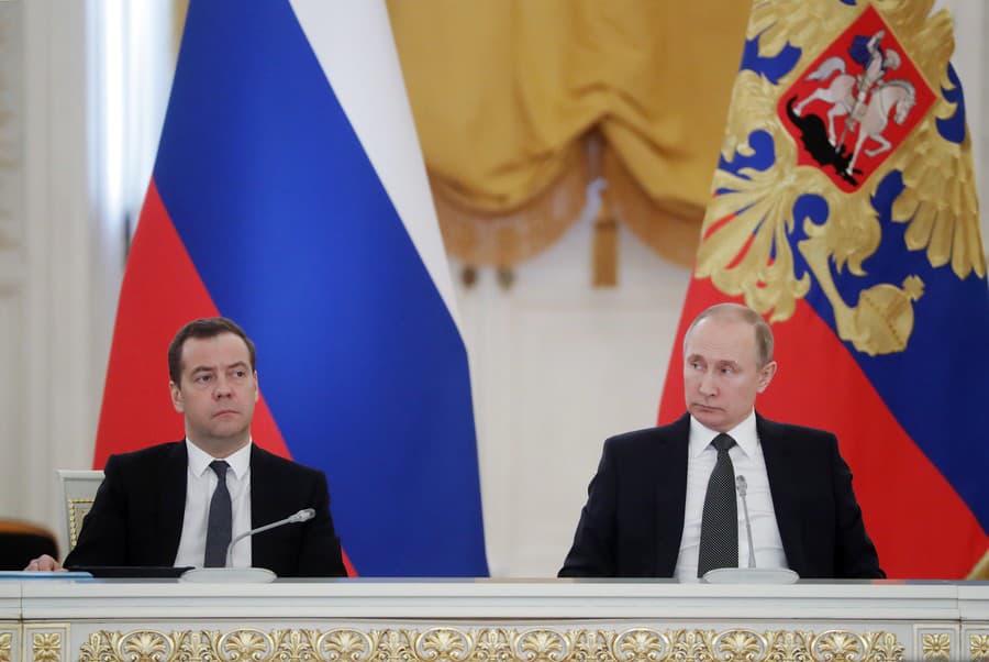 Dmitrij Medvedev a Vladimir