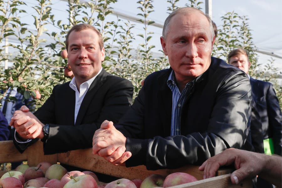 Dmitrij Medvedev a Vladimir