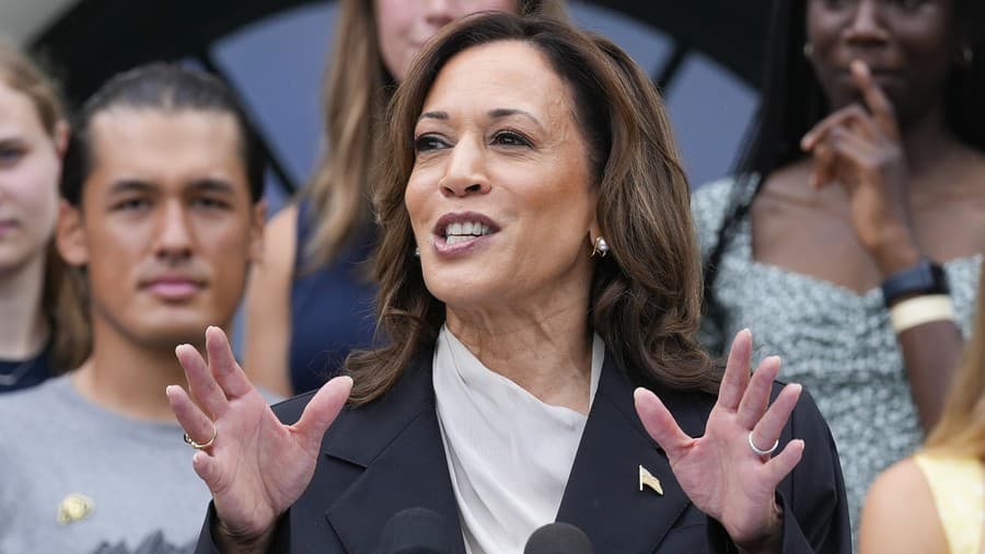 Americká viceprezidentka Kamala Harrisová.