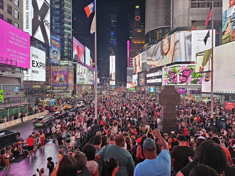 Times Square v New Yorku nevyzerá tak, ako vo filmoch. 