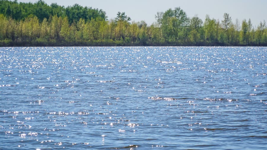 Large lake or river