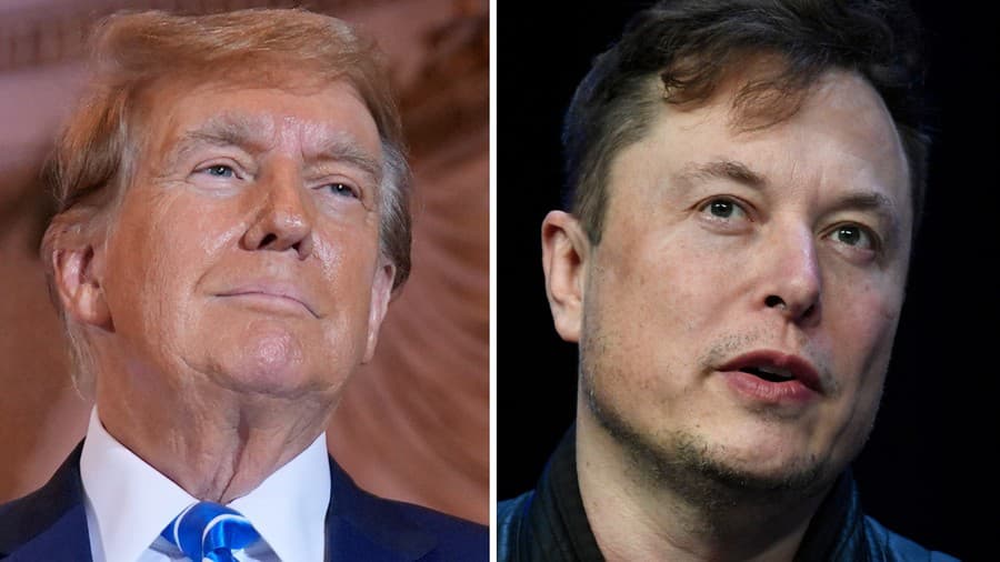 Donald Trump a Elon