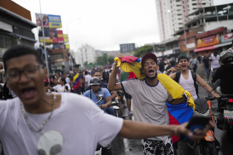 Ľudia vo Venezuele protestovali