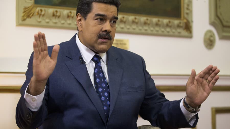 Venezuelský prezident Nicolás Maduro.