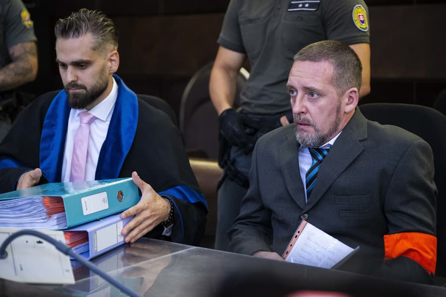 Obžalovaný Jozef počas hlavného pojednávania pred senátom Mestského súdu Bratislava I.