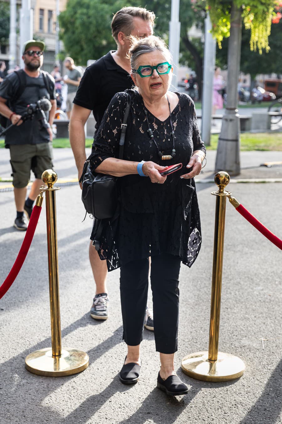 Zuzana Kronerová na proteste