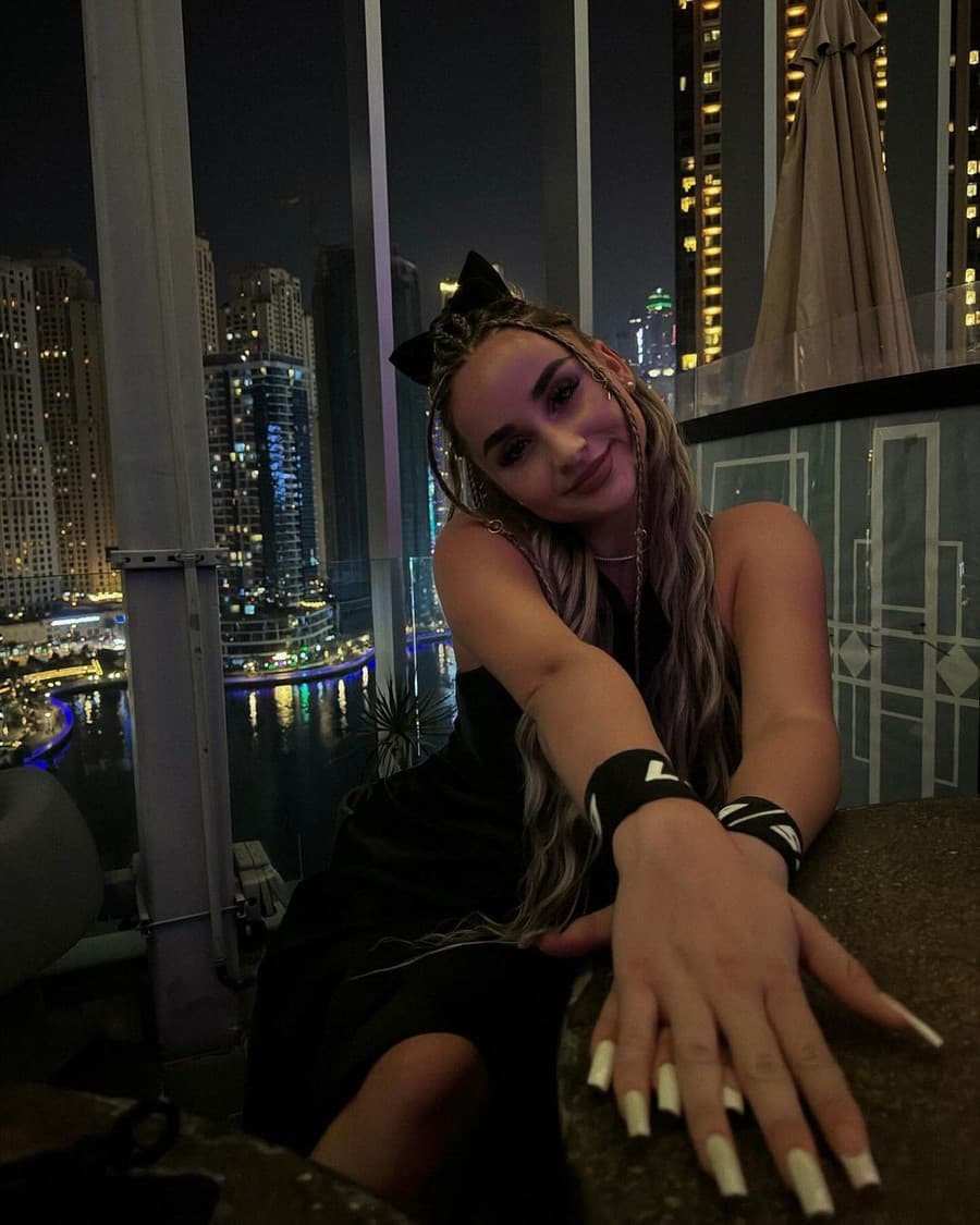Influencerka a tanečnica Cynthia Tóthová.