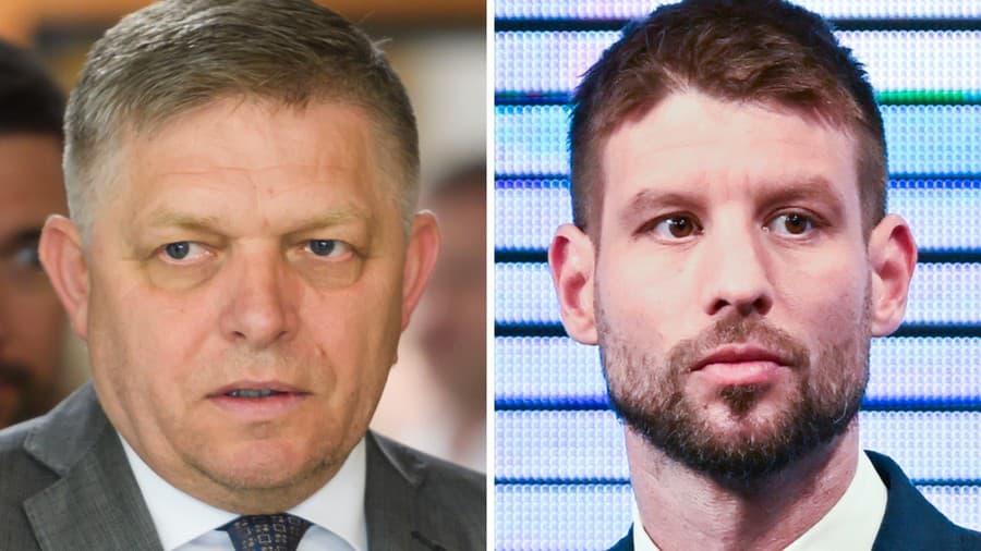 Robert Fico a Michal Šimečka