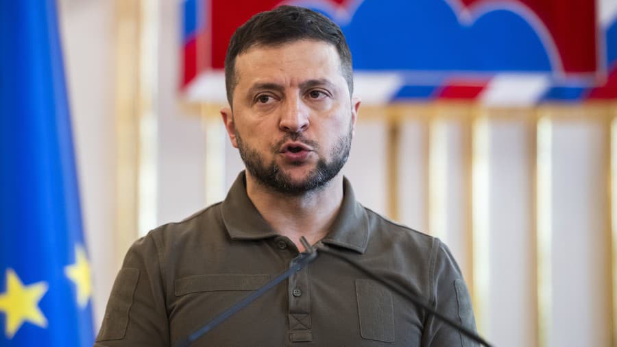 Ukrajinský prezident Volodymyr Zelenskyj