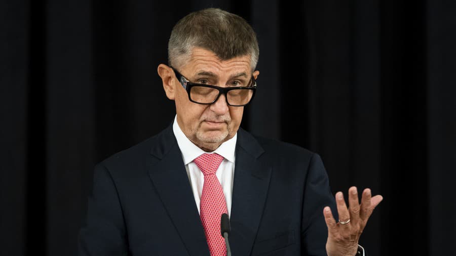 Na snímke predseda vlády ČR Andrej Babiš