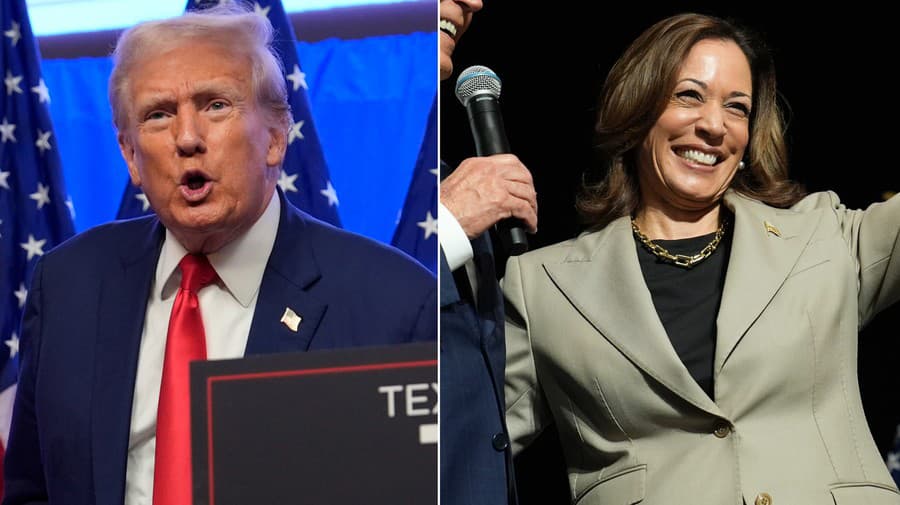 Donald Trump a Kamala