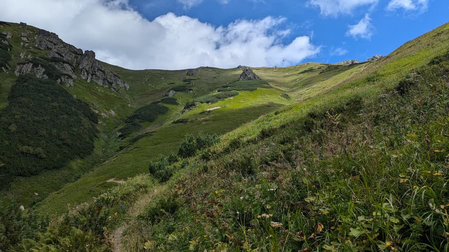 Pohľad na Západné Tatry.