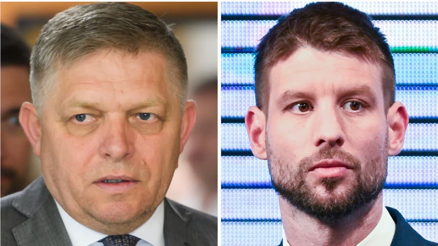 Robert Fico, Michal Šimečka.