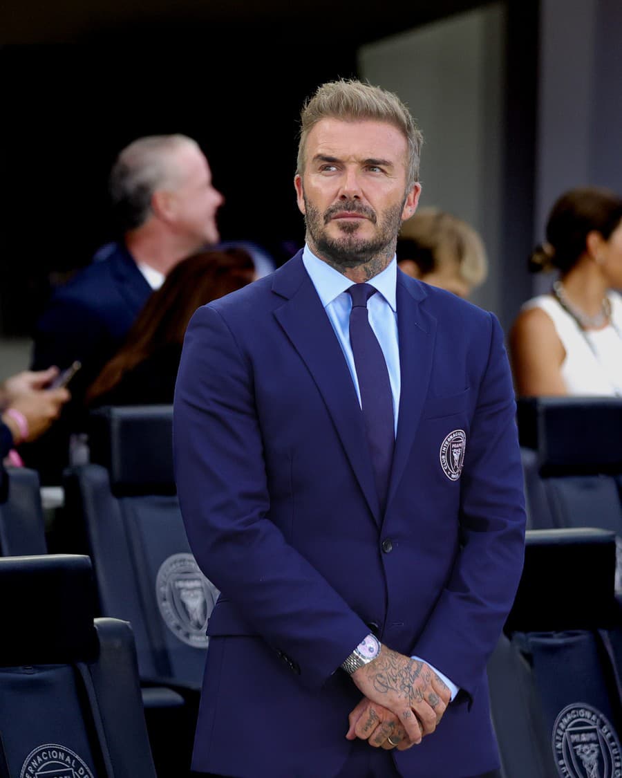 Na snímke David Beckham.