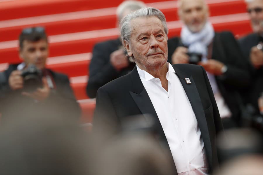 Francúzsky herec Alain Delon.