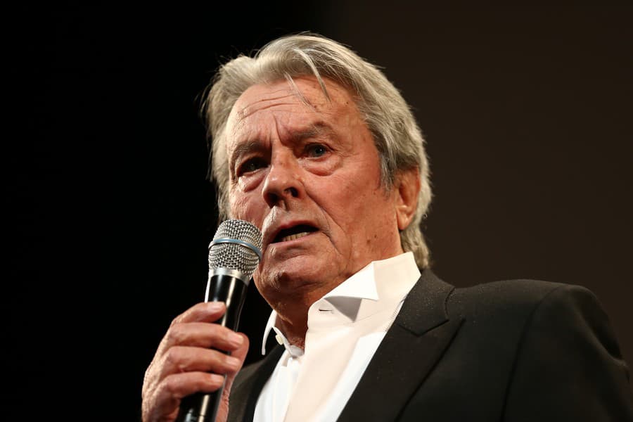 Francúzsky herec Alain Delon.