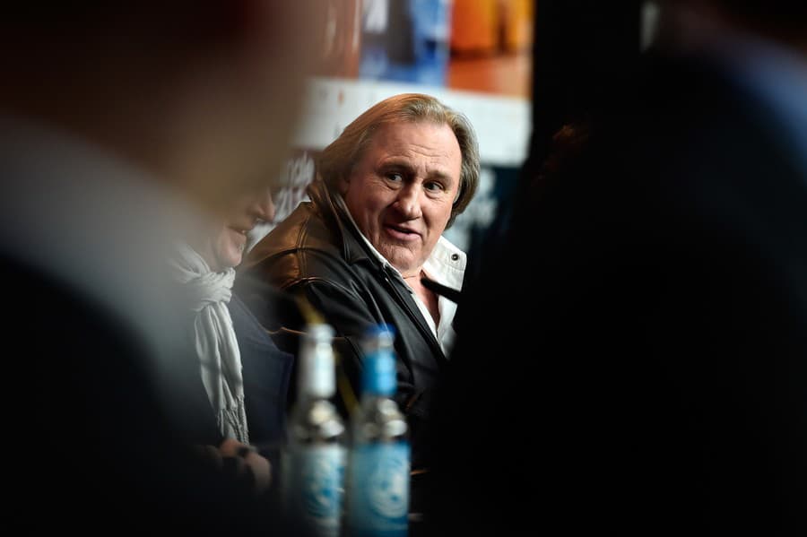 Francúzsky herec Gérard Depardieu.