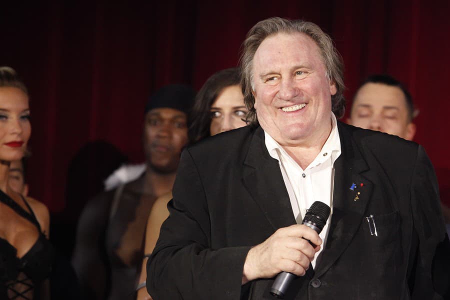 Francúzsky herec Gérard Depardieu.