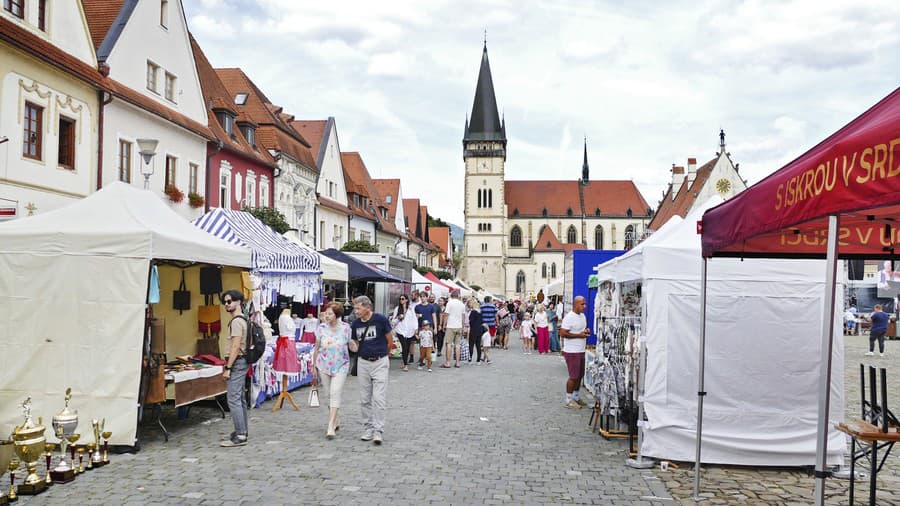 Na bardejovskom Radničnom námestí