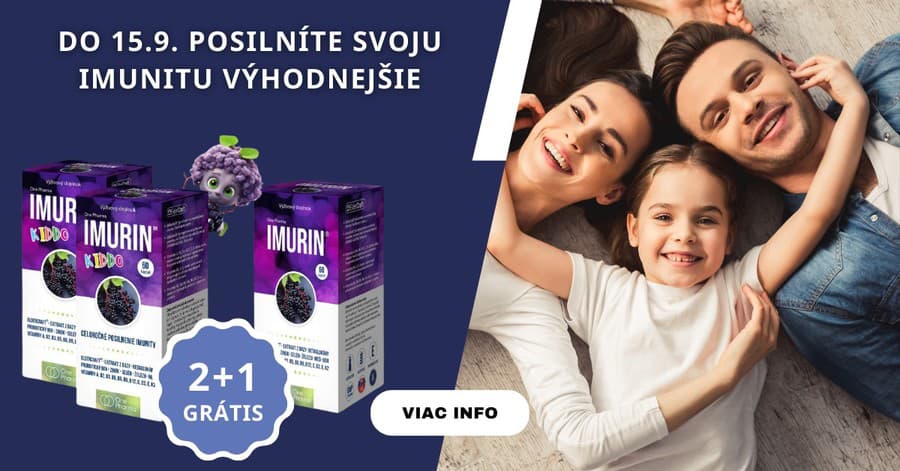 Akciový balíček 2+1 nakúpite na www.onepharma.sk do 15.9.2024.