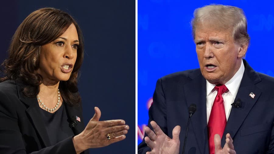 Kamala Harrisová a Donald