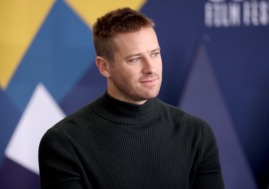 Americký herec Armie Hammer