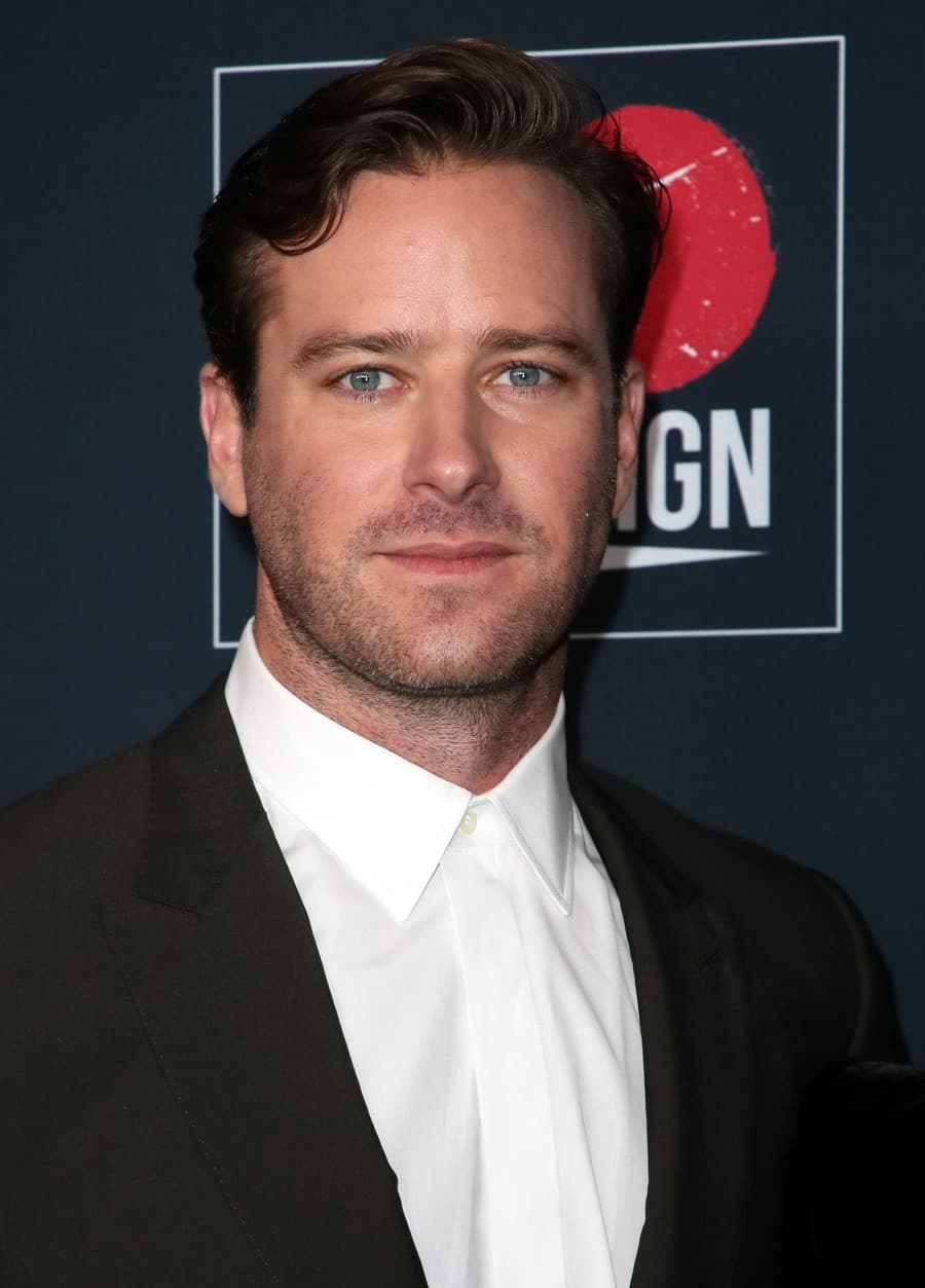 Americký herec Armie Hammer