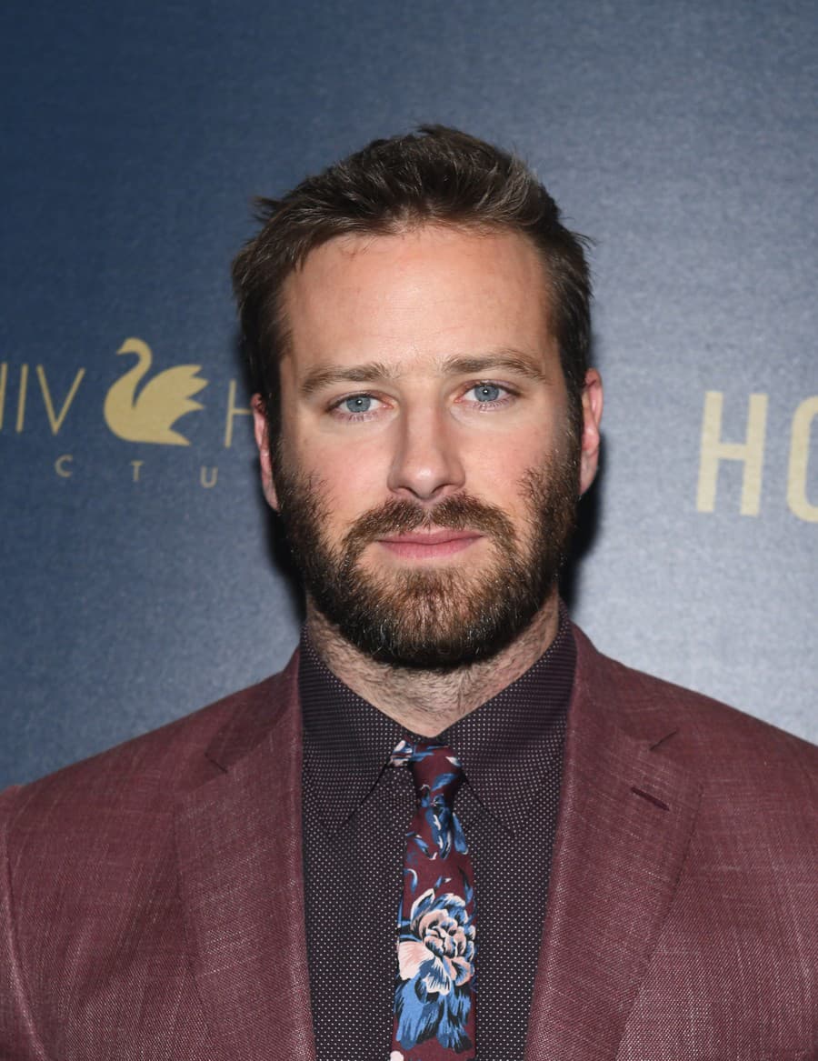 Americký herec Armie Hammer