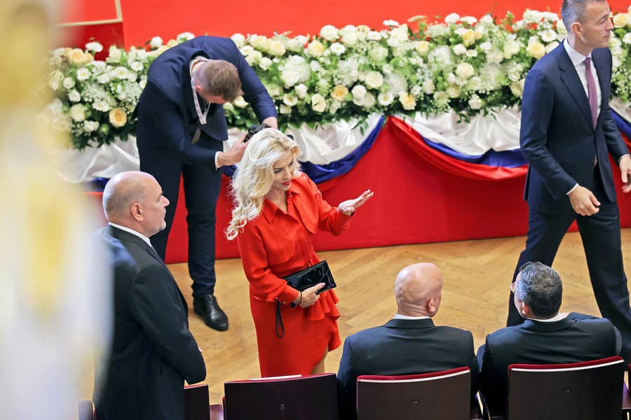 Šimkovičová na inauguráci prezidenta.