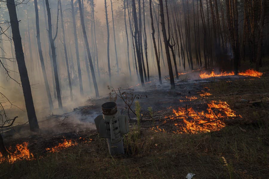 Ruská raketa po dopade