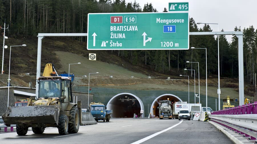 Na snímke tunel Bôrik.