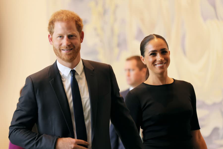 Princ Harry a Meghan.