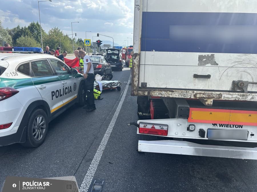 Pri stredajšej popoludňajšej nehode