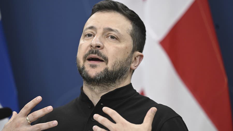 Ukrajinský prezident Volodymyr Zelenskyj.