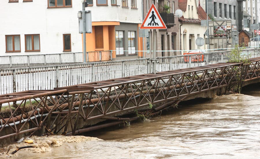 Veľká voda v Čadci