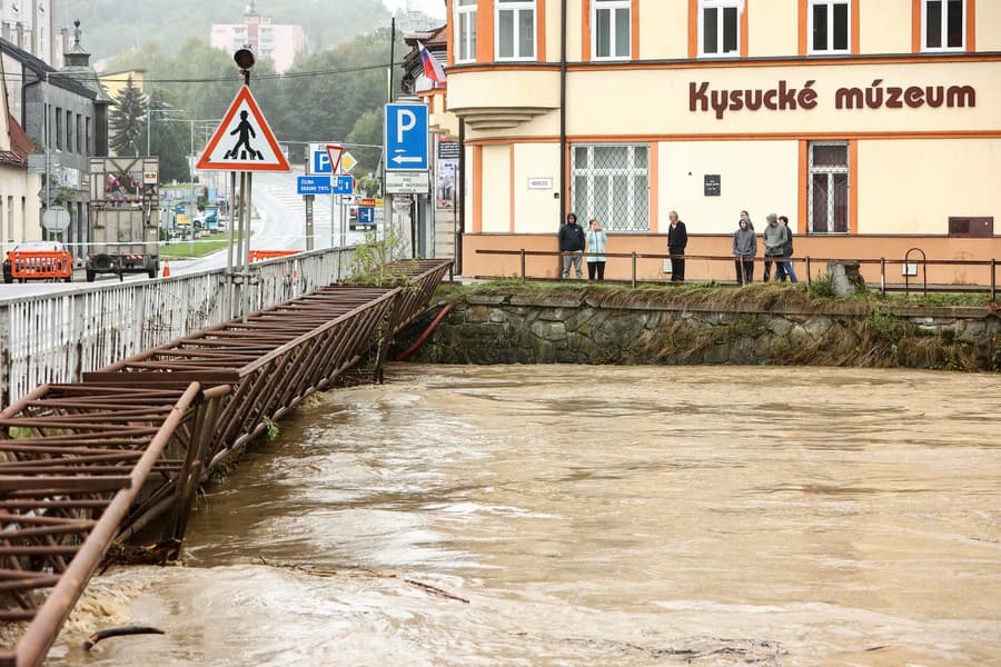 Veľká voda v Čadci