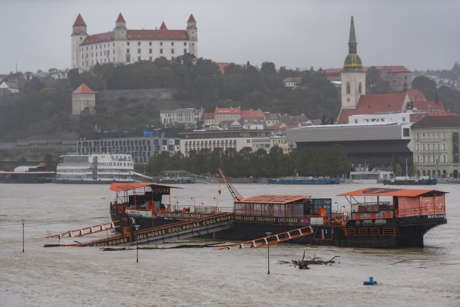 Výška Dunaja k 10.45