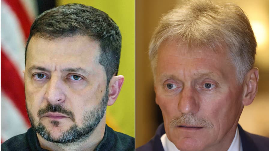 Volodymyr Zelenskyj, Dmitrij Peskov.