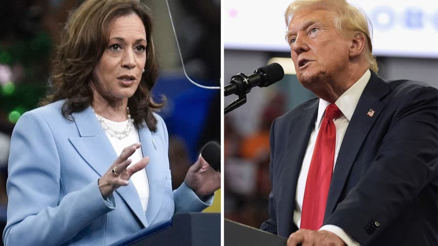 Kamala Harrisová a Donald