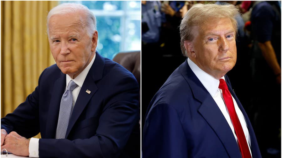 Joe Biden, Donald Trump.