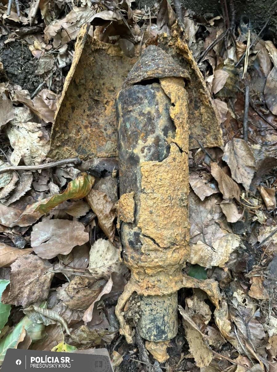 V obci Ňagov našli v lese leteckú bombu z druhej svetovej vojny