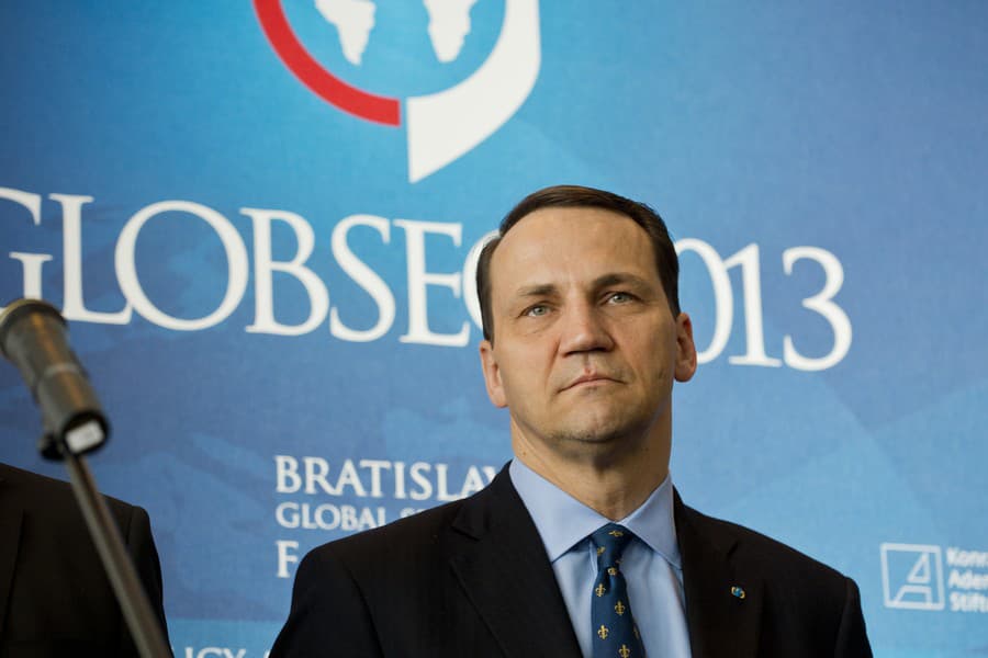 Poľský minister zahraničných vecí Radoslaw Sikorski.