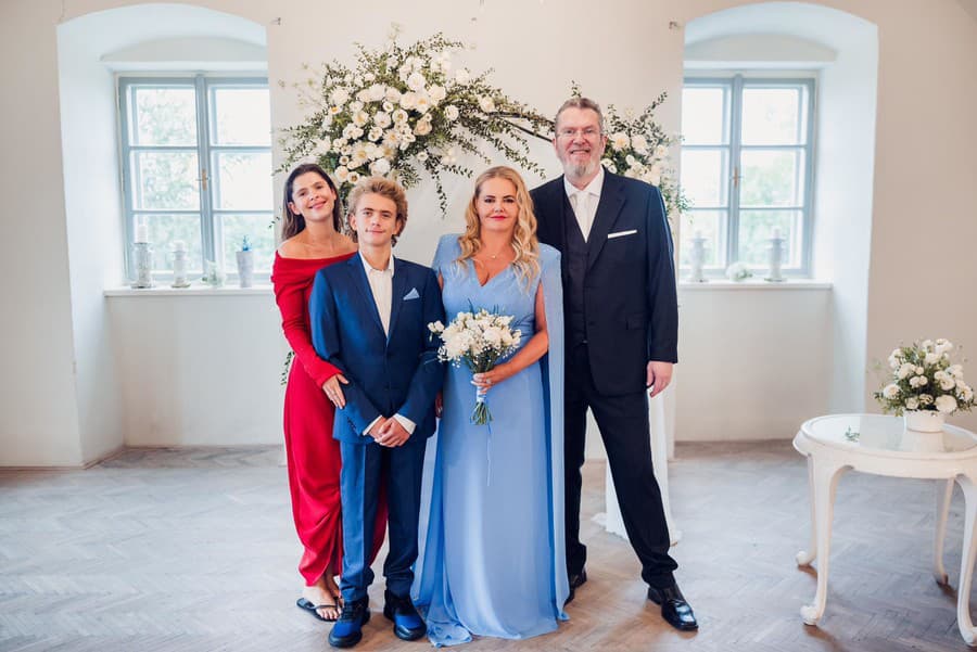 Svadba Richarda Müllera a Vandy Wolfovej.