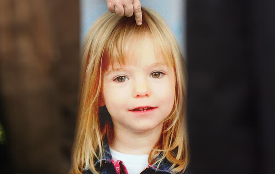 Nezvestná Madeleine McCann.