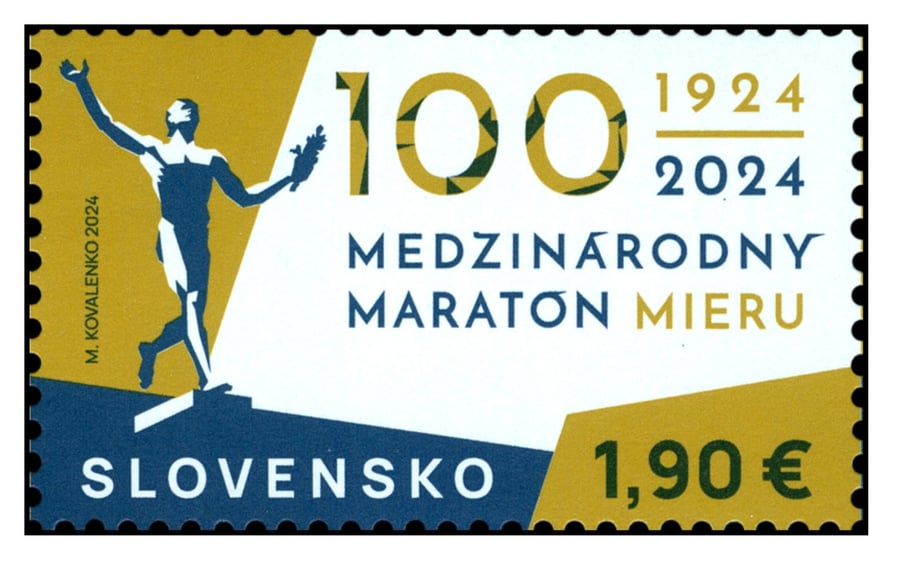 Slovenská pošta vydá známku k 100. výročiu Medzinárodného maratónu mieru.