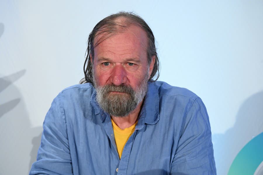 Slávny otužilec Wim Hof.