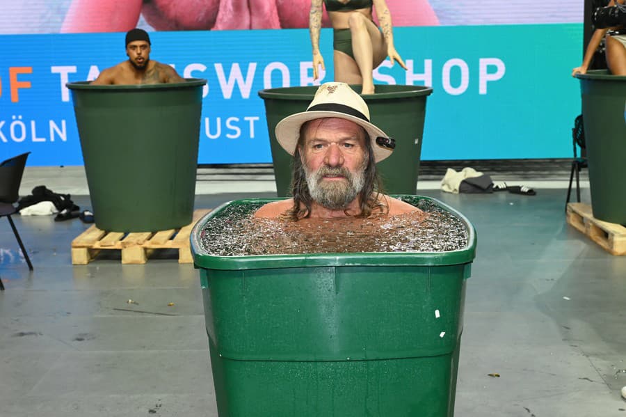 Slávny otužilec Wim Hof.