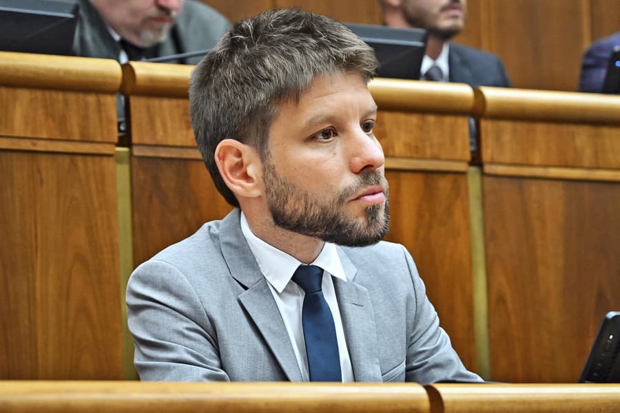 Michal Šimečka (40), líder PS