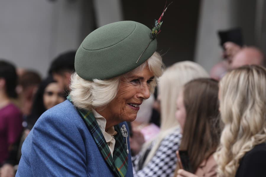 Britská kráľovná Camilla. 